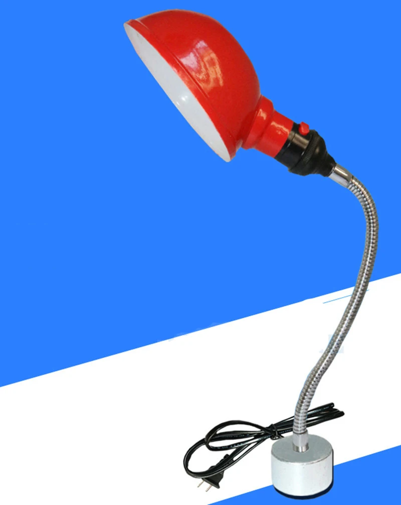 

LED machine tool working lamp 360° Folding Gooseneck magnetic base E27 screw mechanical equipment lamp Garage Light