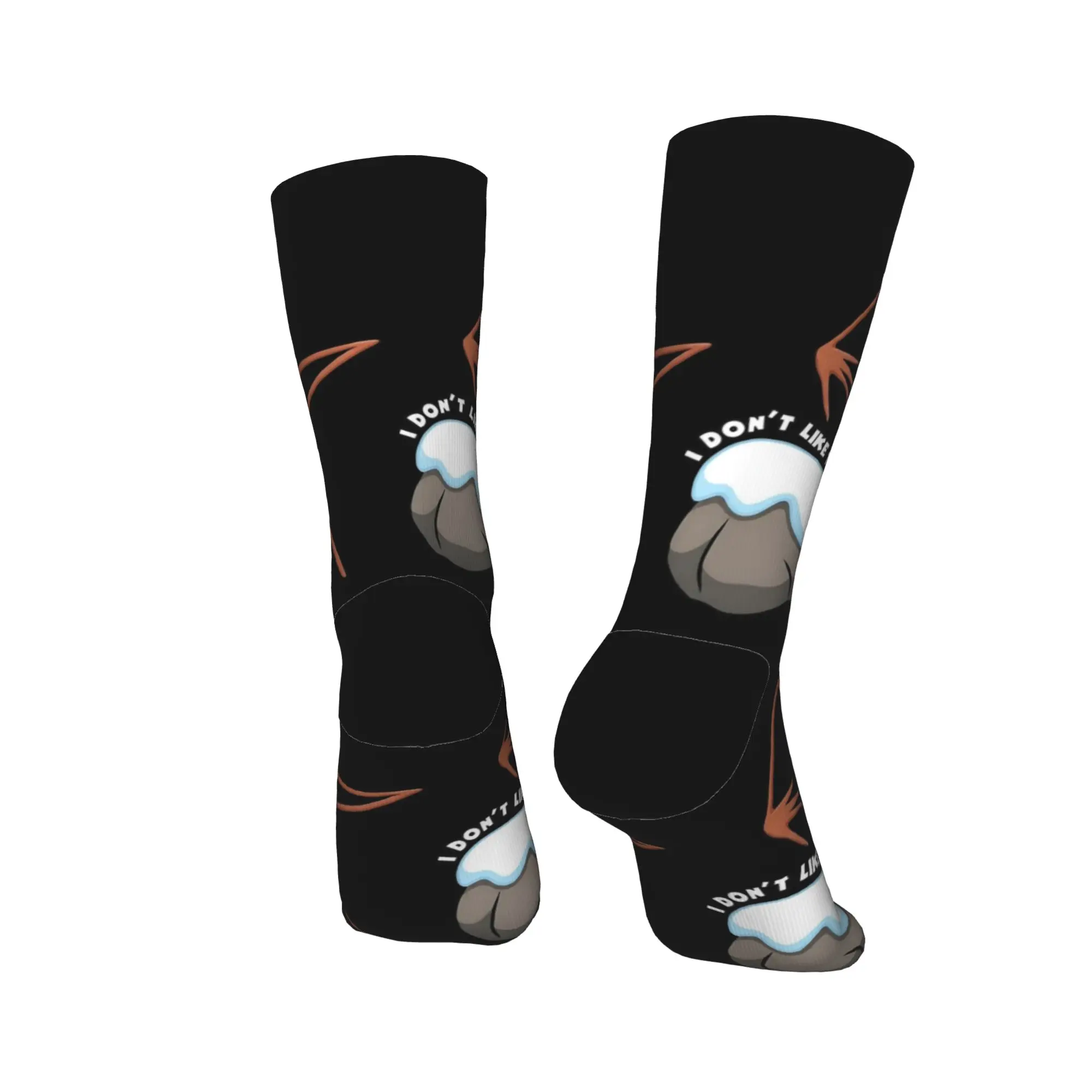 Мне не нравится эту рок-Маркус Червь Рождественские рождественские носки Чулки Зимние нескользящие мужские носки Мягкие дизайнерские велосипедные носки