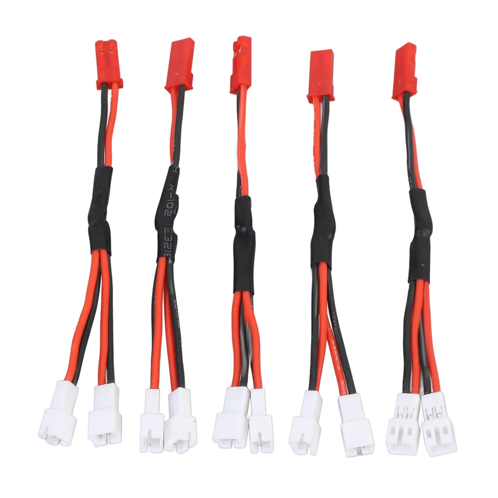 JST Splitter Cable JST To PH 2.0 Connector Efficient Flame Retardant Good Insulation 4.1in Long Plastic Copper for RC ESC