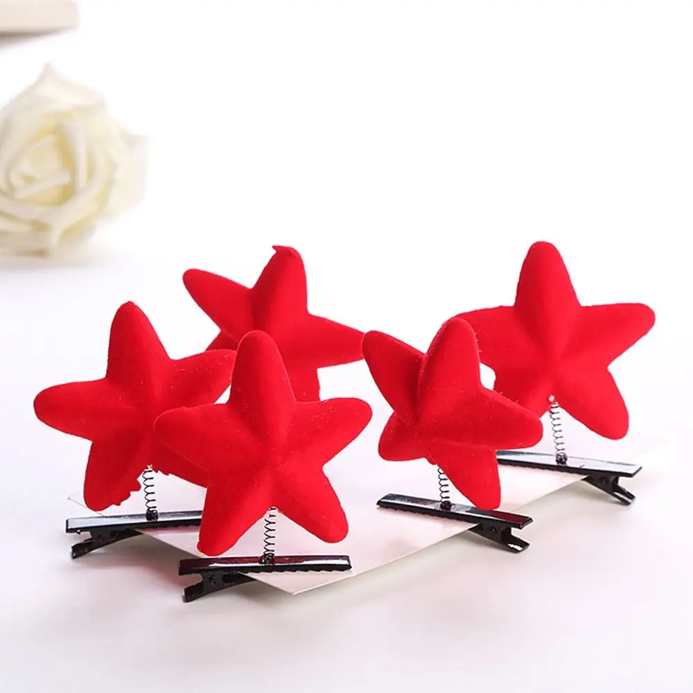 Creative Dog Duck Hair Clip Rabbit Star Chicken Barrettes Cartoon Plush Party image 3