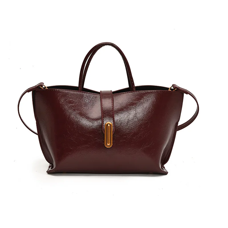2026 High Quality PU Leather Women's Shoulder Bag Leisure Crossbody Bag Handbags for Women Luxury Female Large Capacity Tote Bag