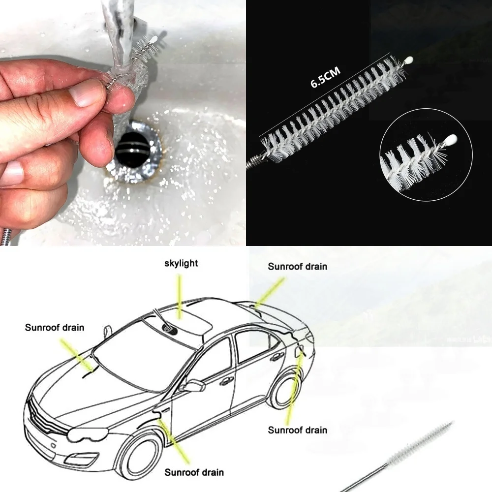 

Car Drain Dredge Cleaning Scrub Brush for Ford Ranger Fusion Fiesta Mondeo Mk4 Escort Everest