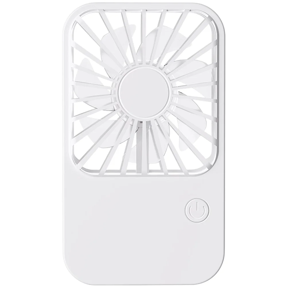 Rechargeable Pocket Fan with 6 Blades 3 Speed Settings and 180 Degree Airflow Optimization for Daily Cooling Needs