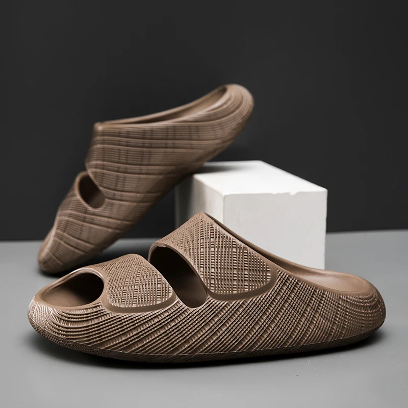 Unisex EVA Cloud Slides Non Slip Thick Cushion Shower Slippers Soft Quick Dry Indoor Outdoor Beach House Sandals for Men Women