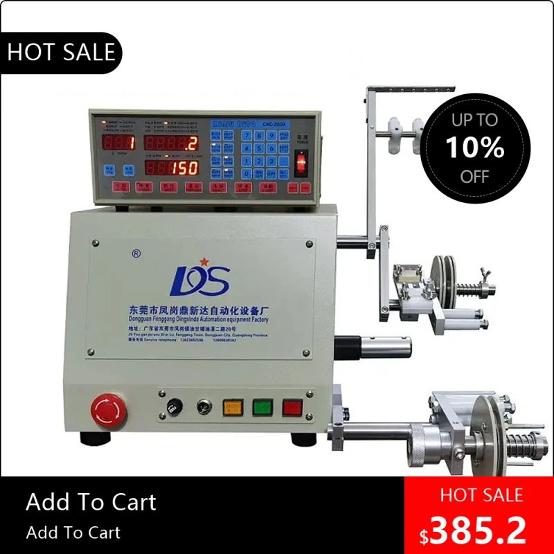 

Высококачественный новый автоматический станок для намотки катушек с ЧПУ для проволоки 0,03-1,2 мм, 110/220В