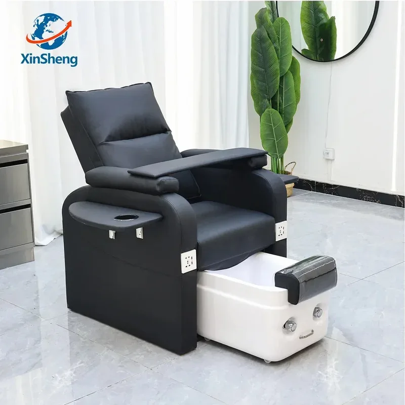 XinSheng Foot Bath Nail Chair Pedicure Chairs Salon SPA Foot Massage Manicure Furniture Sofa Material  Back Electric Lift2026