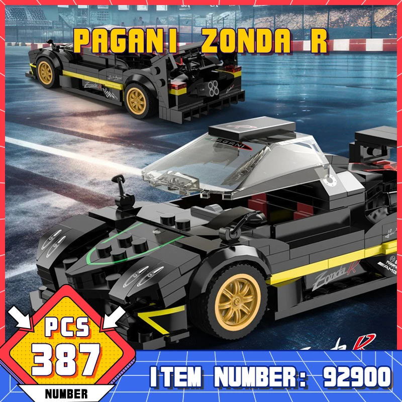 

93900 1:28 Pagani Суперкар строительный блок DIY Creative Assembly Детские игрушки Настольные декоративные украшения для мальчиков и взрослых забавные игрушки подарок