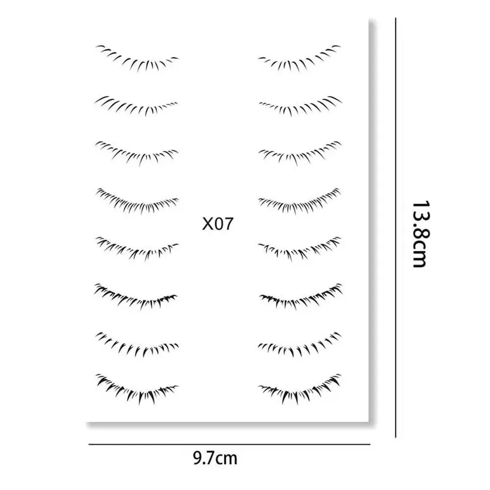 Patch de Tatouage Temporaire pour les Cils betérieurs, Outil de Maquillage pour Paresseux, Impression par Transfert d'Eau