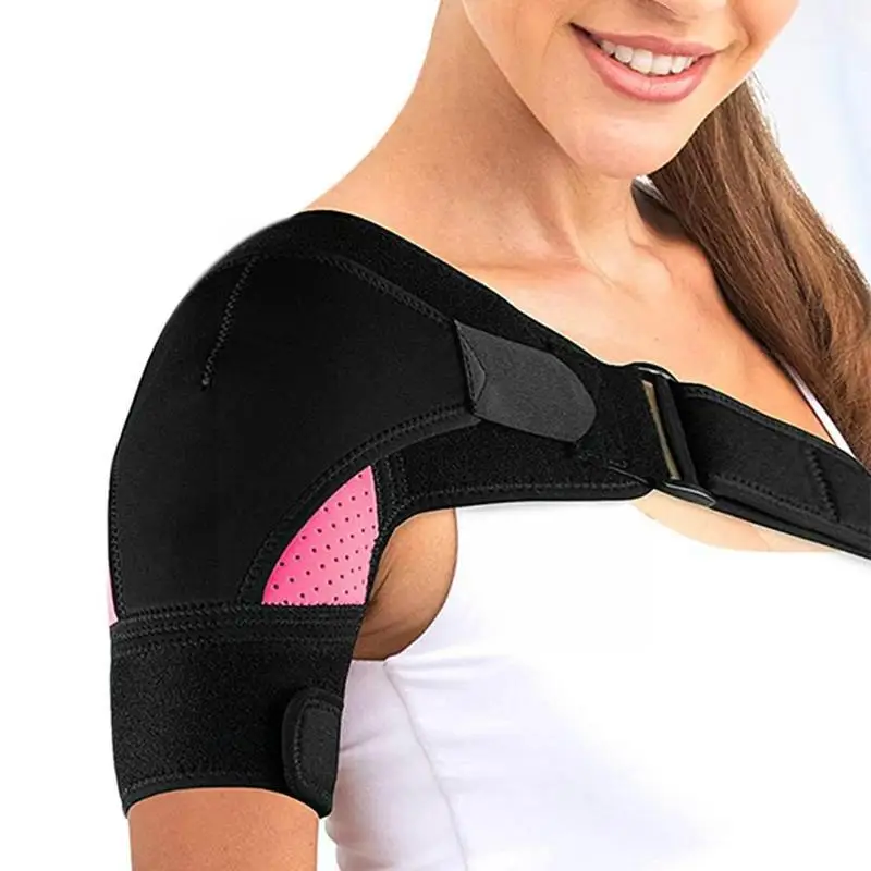 Shoulder Brace with Pressure Pad Neoprene Shoulder Pack Pain Shoulder Compression Sleeve Shoulder Dropshipping Support Ice L8J6