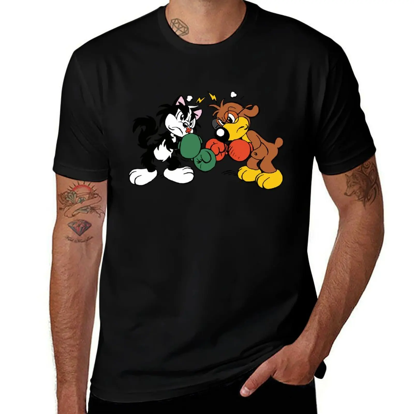 pif et hercule art gift for fans T-Shirt Gym Exercise Short Sleeve T-Shirt