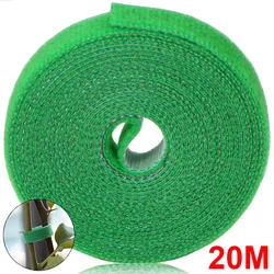 Resealable Nylon Plant Ties, Cable Tie, Auto-adesivo, Fita de Fixação para Suporte, Videiras, Tomate, Jardim Suprimentos, 10 Rolls, 1 Rolo