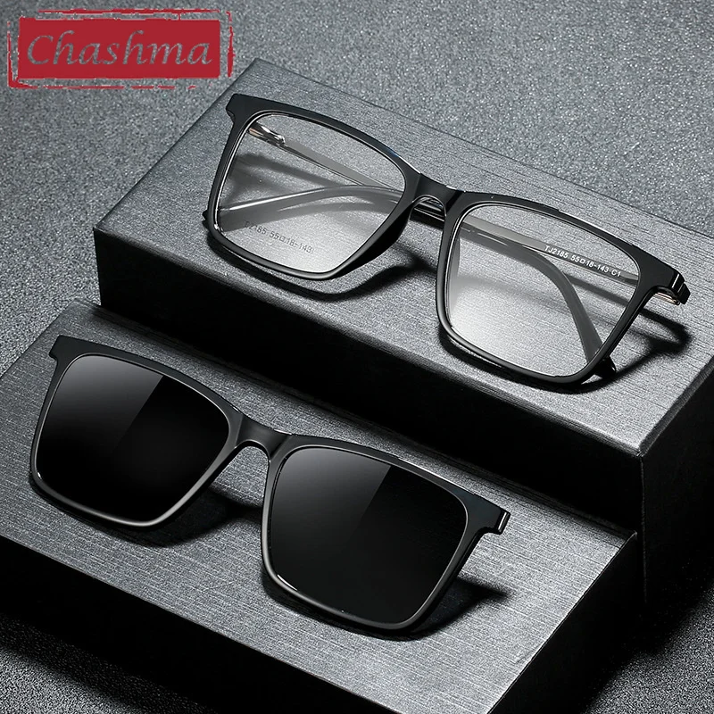 Men Driving Sunglasses Magnet Clip Gafas Polarized Cover Eyewear Women Fashion Optical Spectacle Prescription RX Glasses