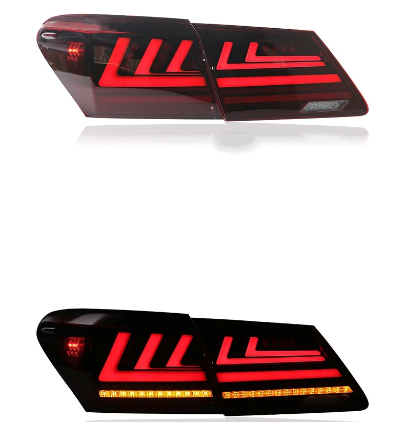 

Модифицированный задний фонарь для Lexus ES 06-12: динамические ходовые огни, последовательные указатели поворота, стоп-сигналы, ближний и дальний свет