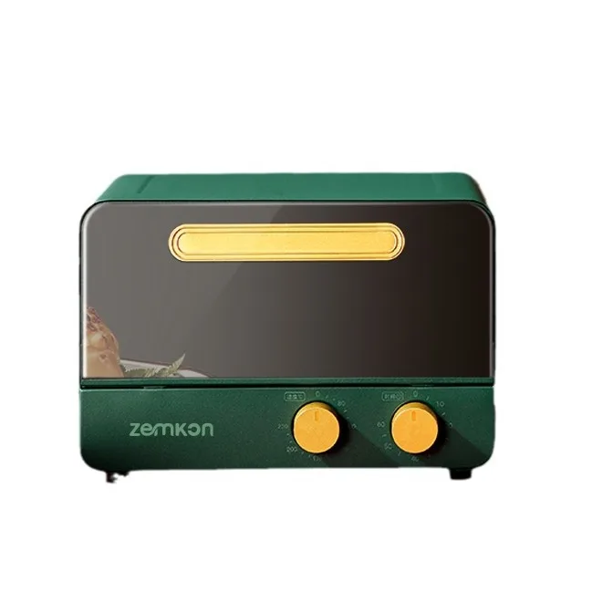 Zemkon 12L German Brand Electric Double-Layer Smart Oven Plastic Mini Oven for Home Use for Baking