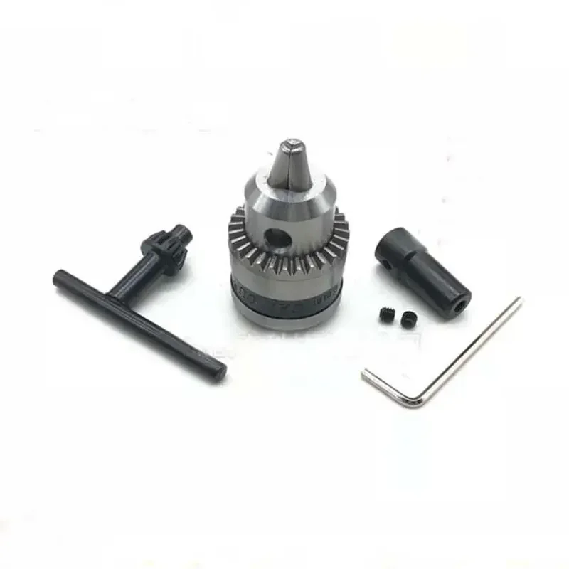 Drill Chuck Clamping Range 0.6-6mm With Fit Motor Shaft O/D 5/6/8/10/11/12mm Connecting Rod CNC For Electric Drill Power Tools