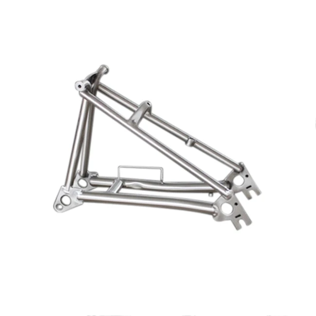 

Титановая рама лучшего качества Сверхлегкая титановая велосипедная рама Треугольная рама