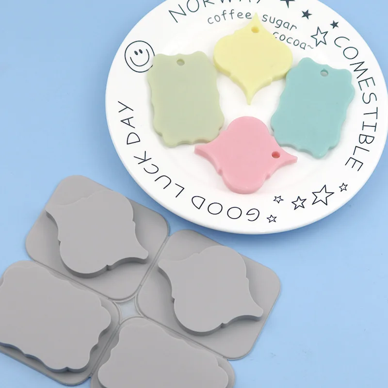 4 Door Brand Silicone Aromatherapy Mold Can Be Split Wax Sheet Mold XG1210