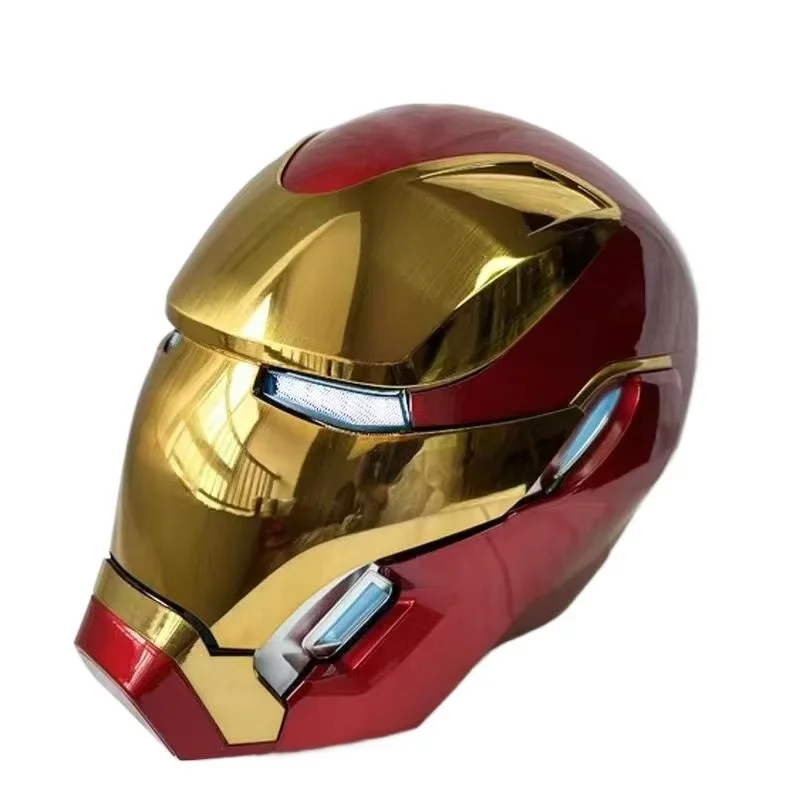 Iron Man Helm Mk5/MK50 Elektrisch Spraakgestuurd Bedienbaar Draagbaar 1:1 Masker Automatisch Openen Sluiten Model Figuur Volwassen Speelgoed Cadeau