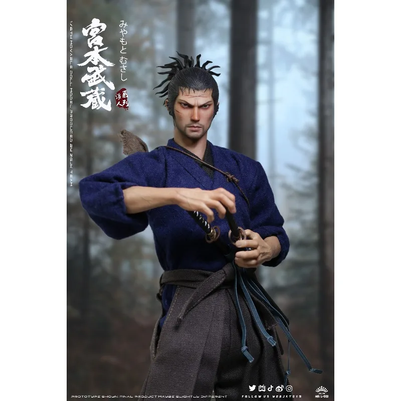 【재고 있음】 ZGYKTOYS 오리지널 1/6 L-001 로닌 시리즈 미야모토 무사시 12인치 군인 모델 토이 선물 컬렉션