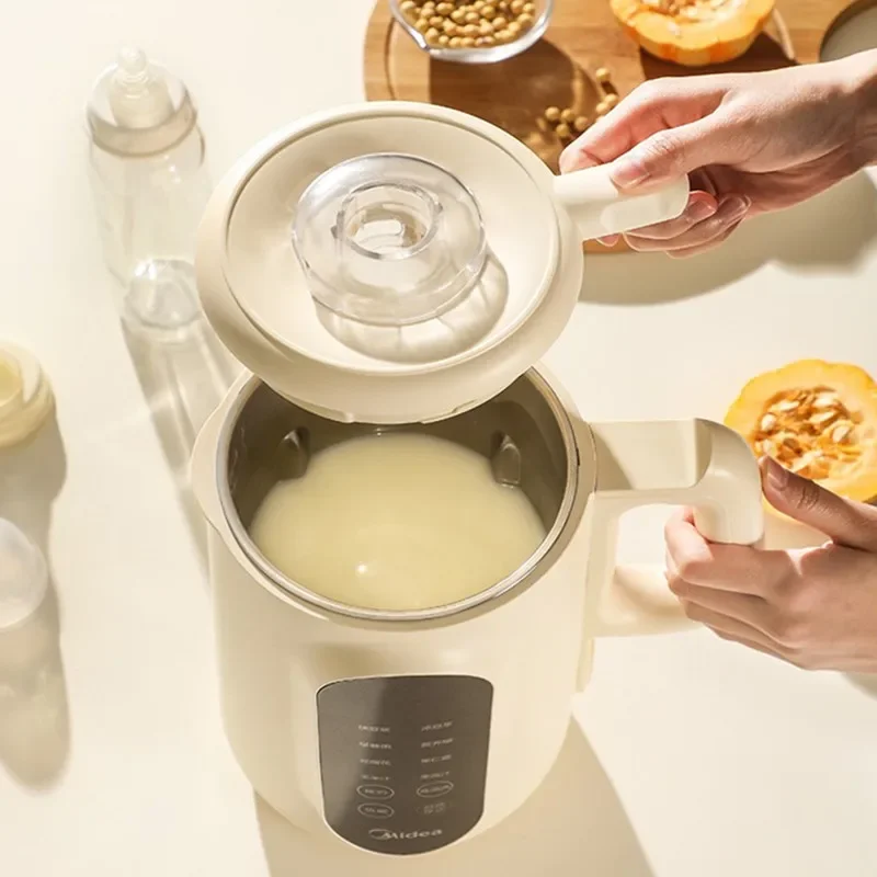 Midea 220v máquina de leite de soja casa pequeno filtro-livre lavar-livre aquecimento automático sem cozinhar liquidificador de reserva inteligente