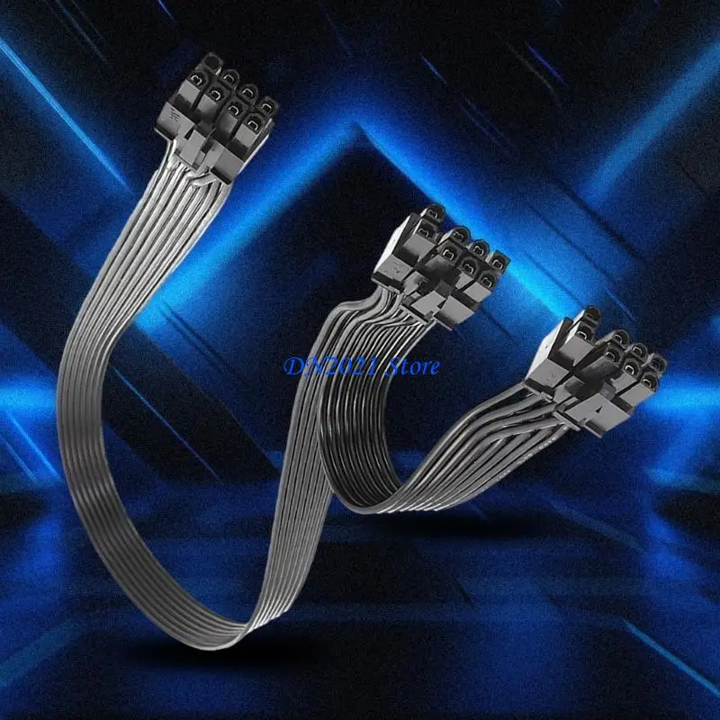 F3KE 8pin to 6+2pin Splitter Cord 18AWG for Corsair Graphics Card Power Supply Cable