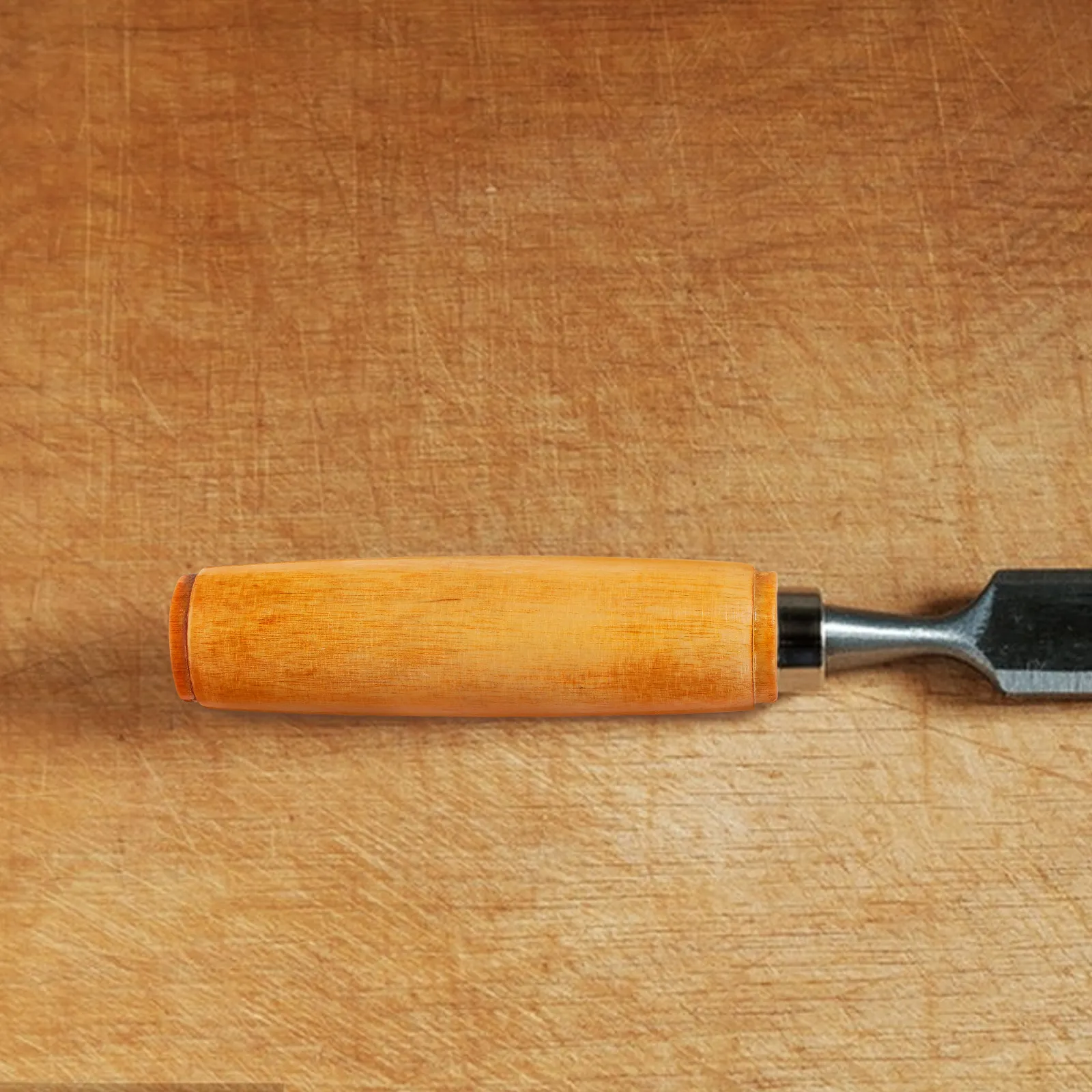 2 Piezas Mango de Madera para Lima con Agarre Ergonómico y Orificio Universal, Reemplazo Robusto para Limas, Limas para Motosierra y Trabajos de Carpintería