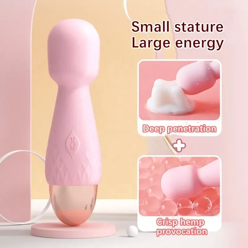 1pc Mini Powerful Silent Personal Silicone Sex Toys for Women Vibrator AV Stick Adult Female Massage G Spot Vibrator 3