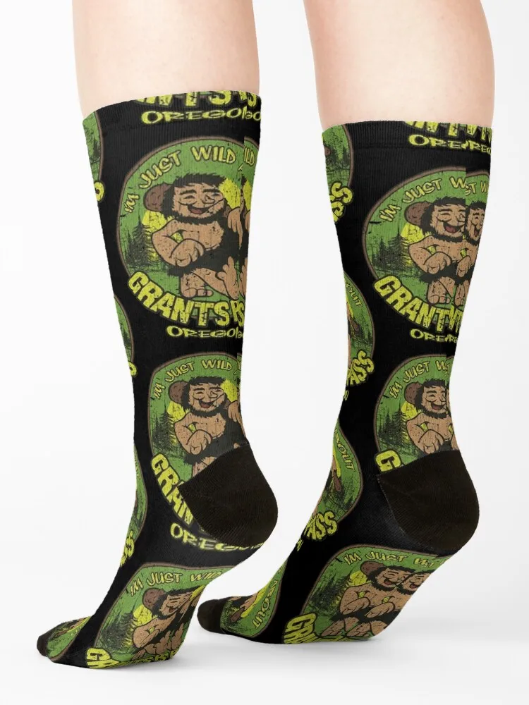 Caveman T-ShirtWild About Grants Pass 1971 Socks Toe sports compression halloween Sports Socks For Man Women's