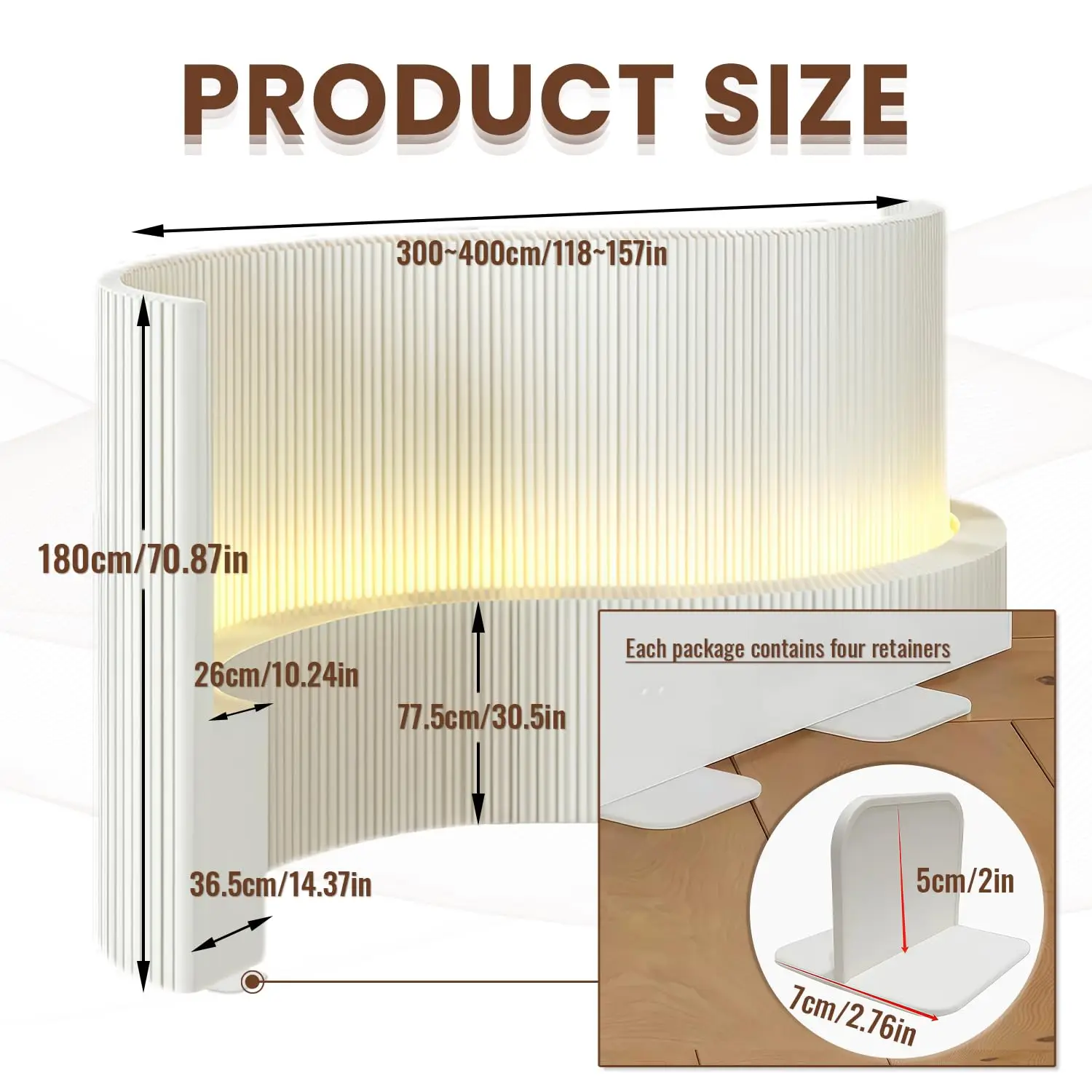 Folding Paper Wall, LED Light Honeycomb Partition, Accordion Room Divider, Retail Exhibition Display, Visual Merchandising, Art