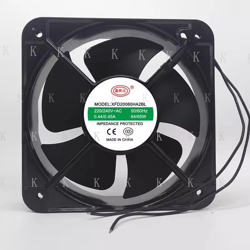 C  FOR 1PCS XFD20060HA2BL 20060 220/240V 64/65W 20CM Cooling Fan