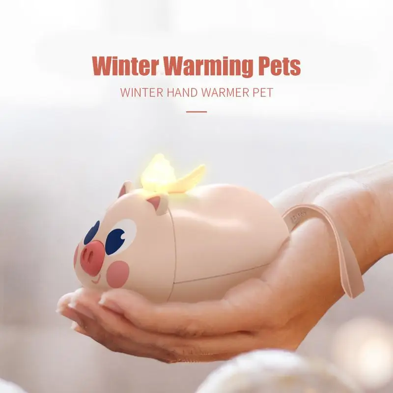 

Electric Hand Warmer Colorful Light Pocket Hand Warmer Heated Hand Warmers Pocket Hot Hands Heater Handheld Heater With Lanyard