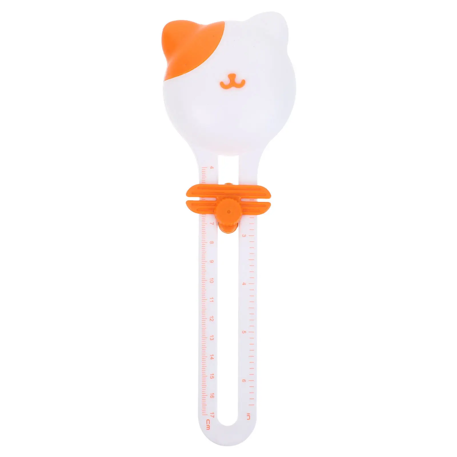 Adjustable 5-16Cm Plastic Circle Paper Cutter Tool Clear Scale Handheld Compass Cutting Tool for Cards Scrapbooking Art Craft