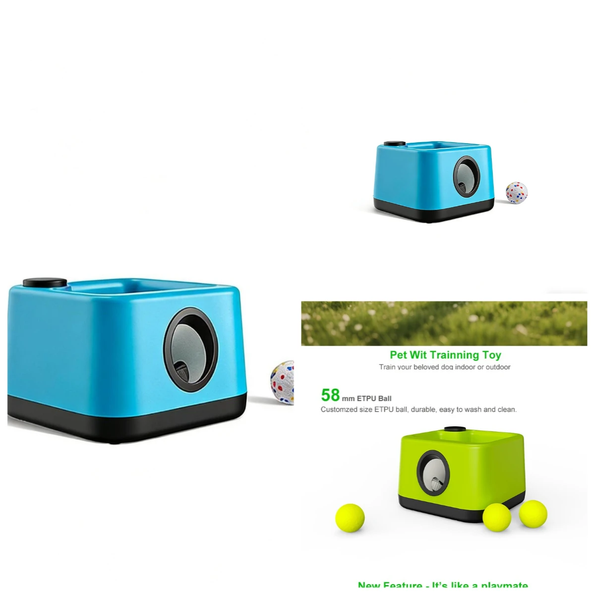 Ball Throwing Machine Pet Dog Training Automatic Tennis Ball Outdoor Three-speed Adjustment Distance Walking Dog