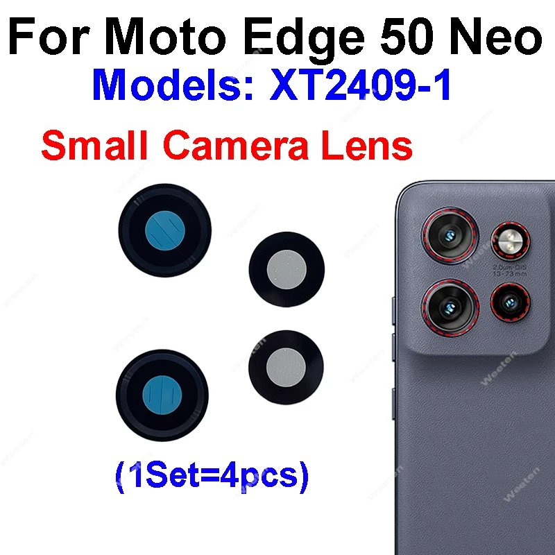 Camera Lens Cover For Motorola MOTO Edge 50 Neo Cell Phone High Light Professional Repair Parts Stable Material Replacement