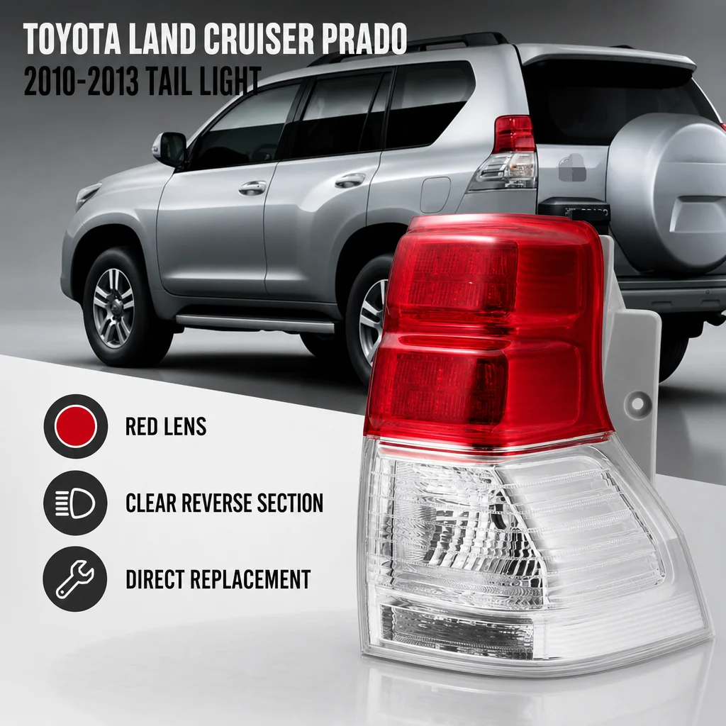 81560-60830 Rear Tail Light For Toyota Land Cruiser Prado FJ150 2010 2011 2012 2013 Brake Turn Signal Lamp Left Right Pair