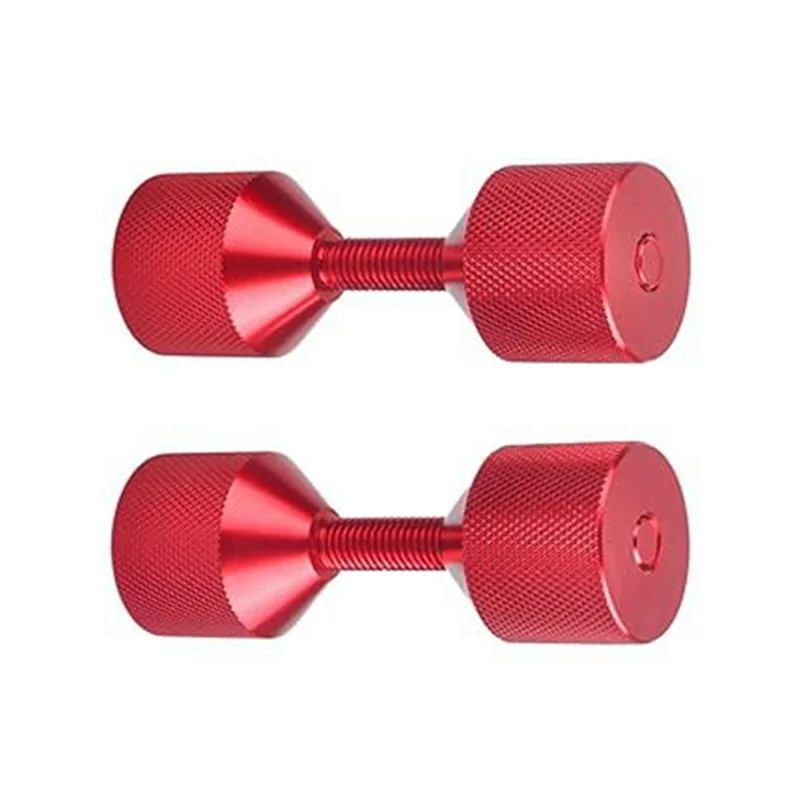 

A77Q-4 Pcs Aluminium Flange Two Hole Pins 1-1/8 Inch Two Hole Alignment Pins & 1-5/8 Inch Detachable Flange