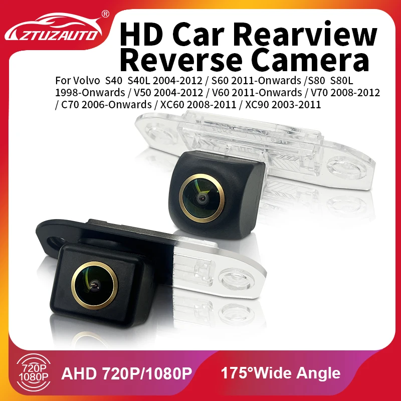 CVBS AHD 1080P Автомобильная резервная камера заднего вида для Volvo V60 S40 S60 C30 C70 XC70 XC60 XC90 S80 V50 V70 Водонепроницаемая камера ночного видения