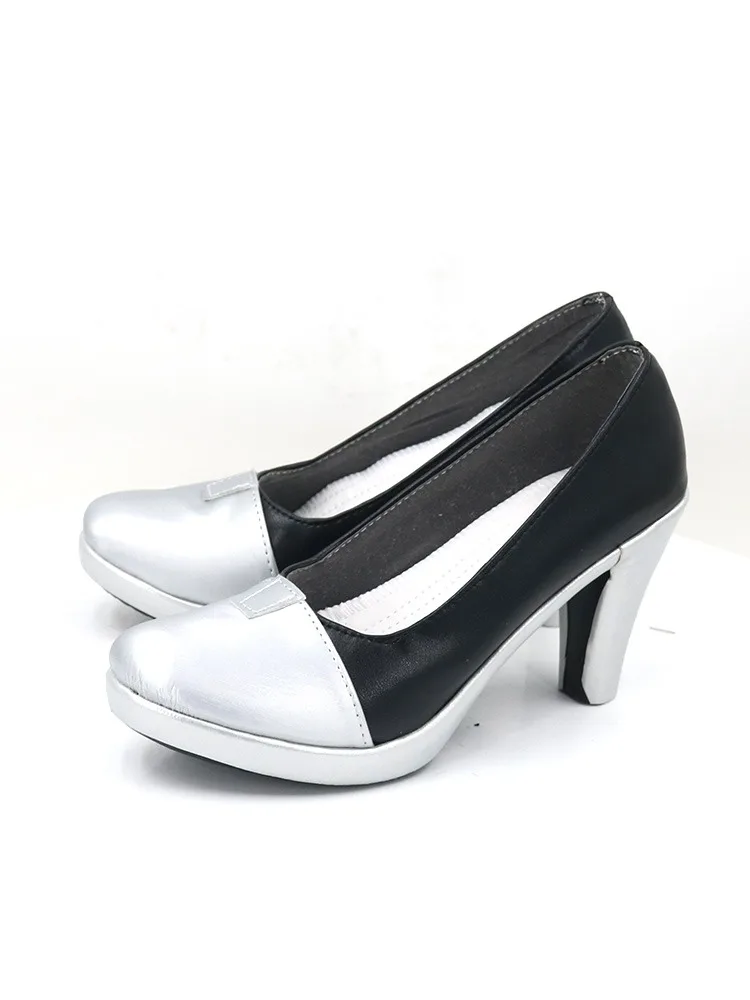 GRAY RAVEN PUNISHING Number 21 Cosplay Shoes Game Cosplay Props high heels PU Shoes Halloween Carnival Boots Custom Made