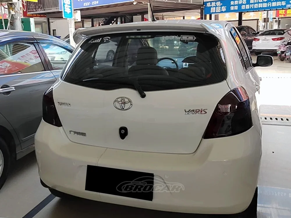 For 2008--2013 Toyota Yaris Vitz Echo Trunk Roof Spoiler High Quality ABS Plastic Unpainted Rear Spoiler Trunk Boot Wing Spoiler