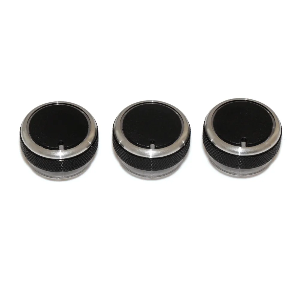 YITRUM 3pcs/set Air Condition heat control Switch Knob AC Adjust Knob For Ford Focus 2 MK2 Focus 3 MK3 Sedan Hatchback Mondeo