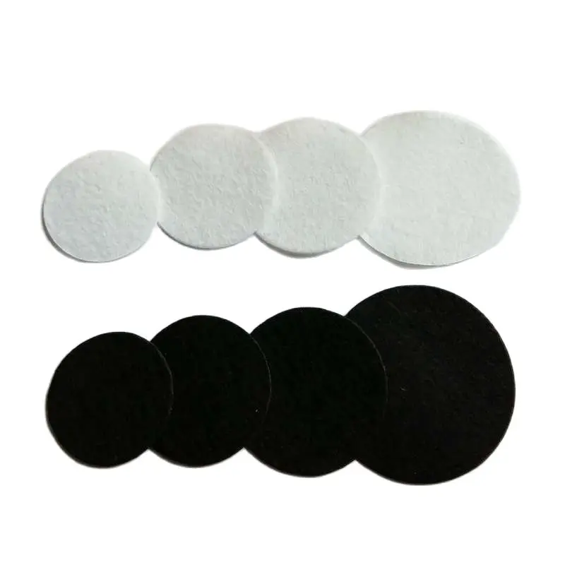 50pcs/lot 40-60mm Eco-friendly Round Felt Fabric Pads Headband Decor Accessory Patches Circle Felt Pads Flower Accessories