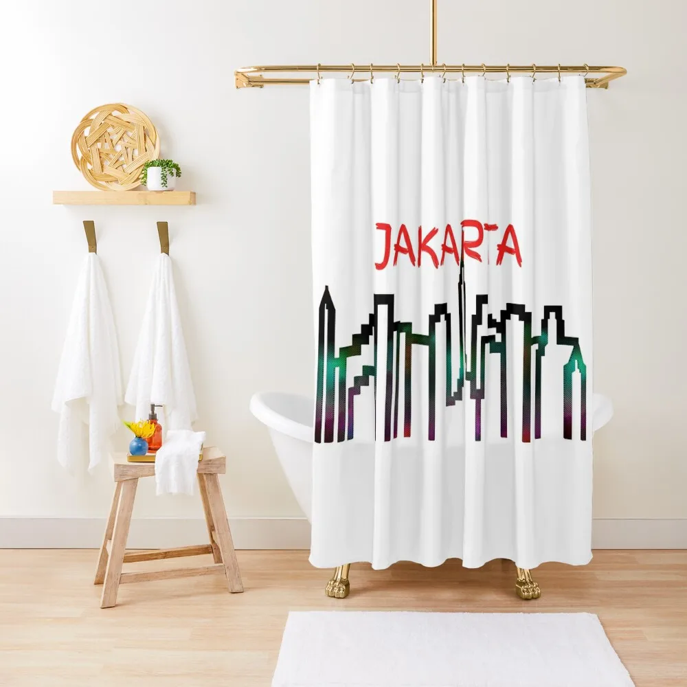 

Jakarta Shower Curtain Shower For Bathroom Elegant Bathroom Waterproof Bathroom Shower Waterproof And Anti-Mold Curtain