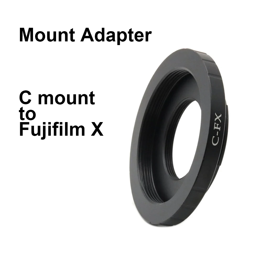 C-FX For C screw mount lens - Fujifilm X Mount Adapter Ring 1