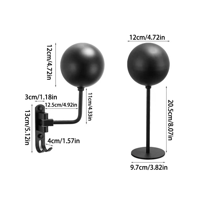 Wall-mounted Motorcycle Helmet Holder Display Stand, Hat Storage Rack, Safety Helmet Rack Showing Shelf