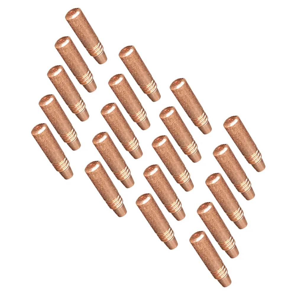 20PCS for contact Tips 206186 035 030AL for Miller Welding for torch Consumables Threaded Tips Compatible with for spoolmatic