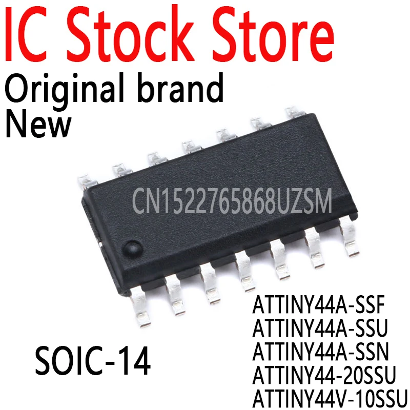 Package: SOIC-14 Microcontroller (MCU/MPU/SOC) IC Chip ATTINY44A-SSF ATTINY44A-SSU ATTINY44A-SSN ATTINY44-20SSU ATTINY44V-10SSU