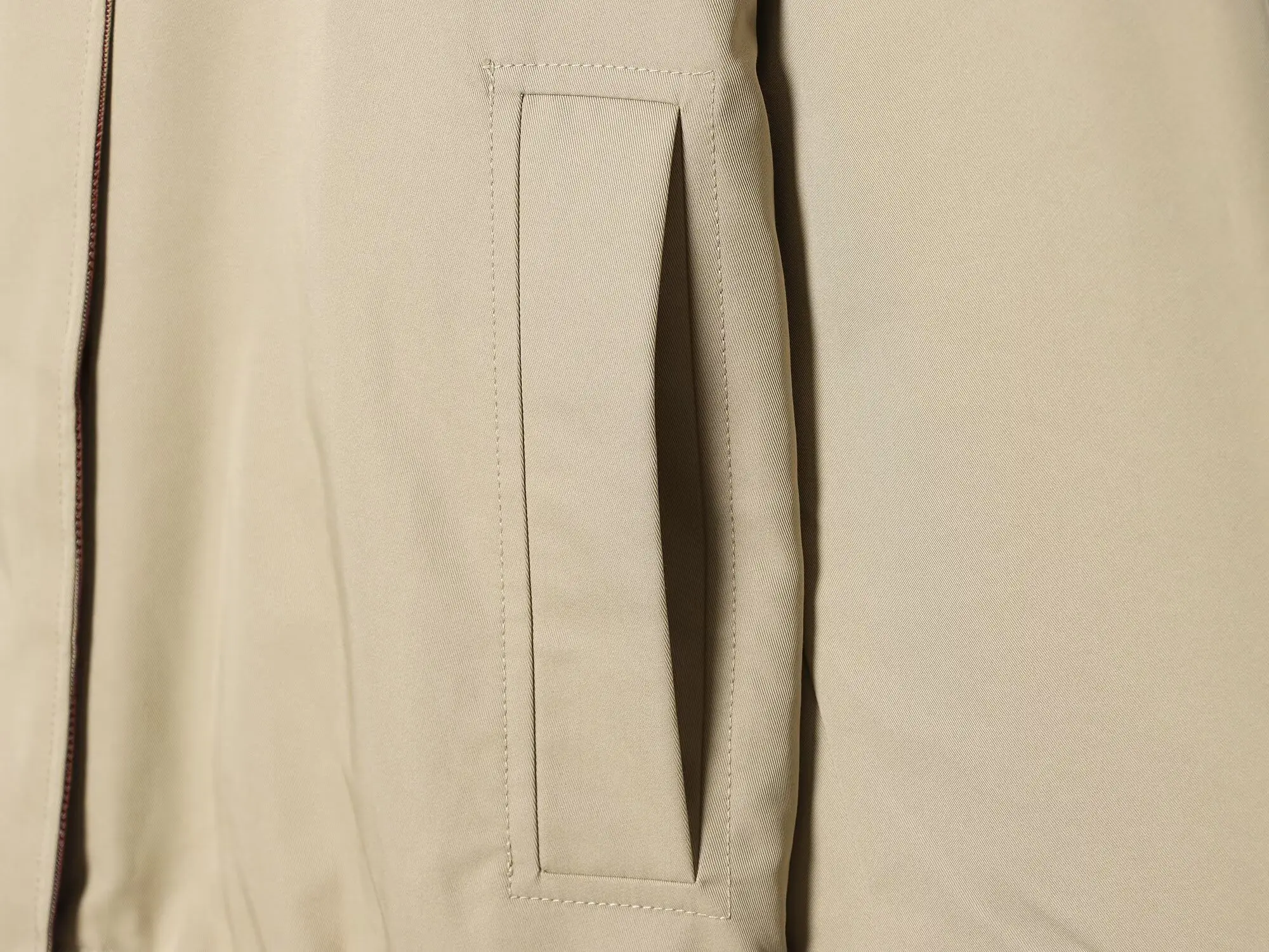 BSAY 2026 Herbst Damen Eleganter Wendewindbreaker mit Stehkragen, Langen Raglanärmeln und Seitentaschen, Alltägliche Oberbekleidung – Detail 9