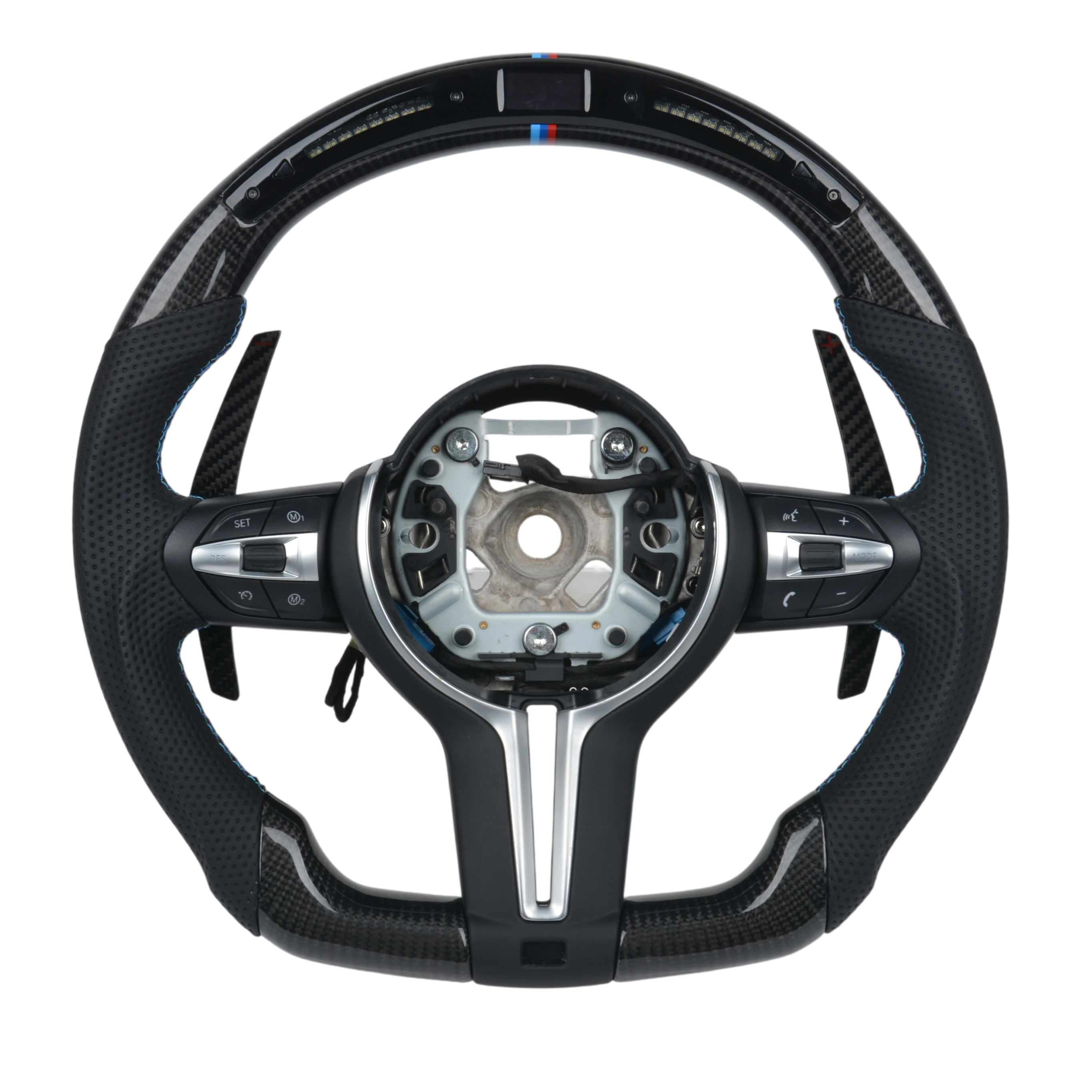 

Carbon Fiber LED Steering Wheel For BMW F30 F31 F34 F10 F11 F07 F20 F21 F22 F23 F32 F06 F01 F02 1 2 3 4 5 6 7 Series&ABS cover