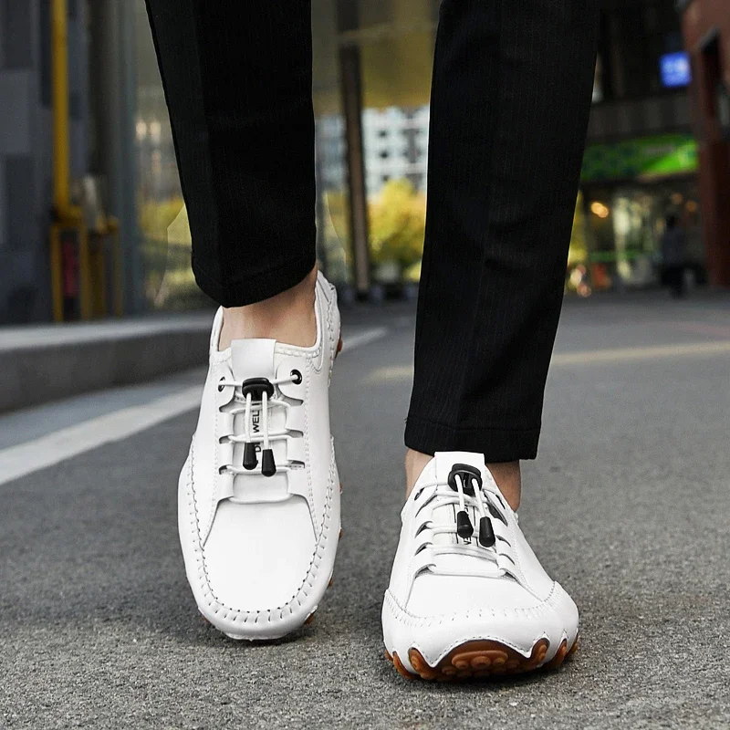 Fashion Men Sneakers Handmade Casual Shoes Mens Loafers Octopus Hollow Out Moccasins Breathable Male Driving Shoes Plus Size 47