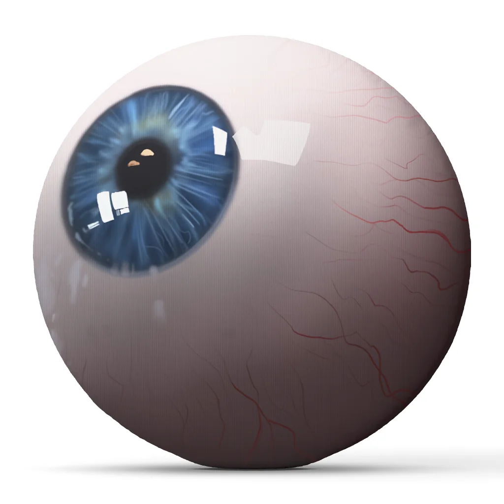 Curly Eye Mouthwashing Sticker Funny Pillow Cushion Irregular Stuffed Throw Pillow Home Decor Gift Sofa Bed